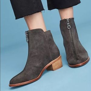 ANTHROPOLOGIE Matiko Mylvia Zipped Ankle Boots sz 9